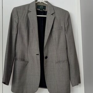 Ralph Lauren Petite Wool Designer Blazer